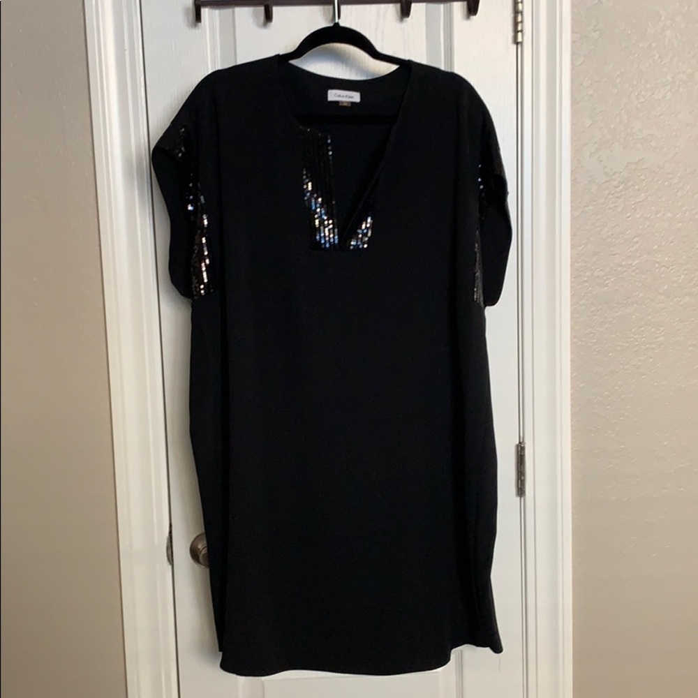 Black tunic dress